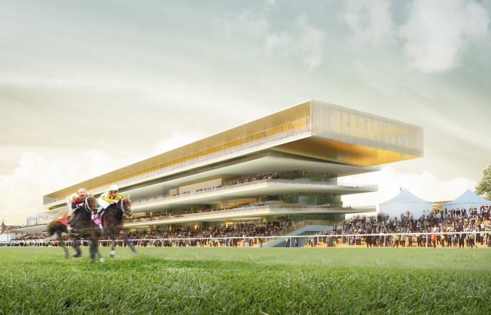 Tribunes de l'hippodrome de Longchamp