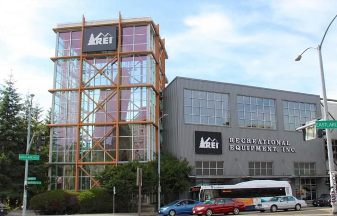 REI, Yale Avenue North, Seattle, Washington, États-Unis
