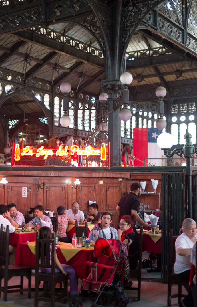 Mercado Central, Santiago, Chili