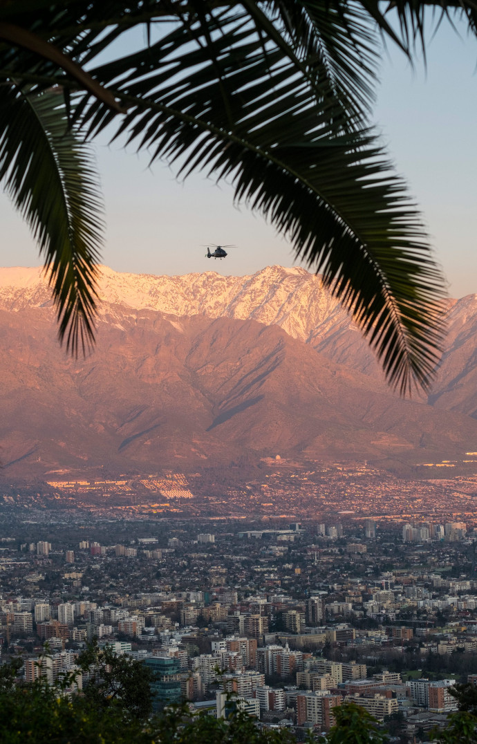 Cerro Santa Lucía, Chili
