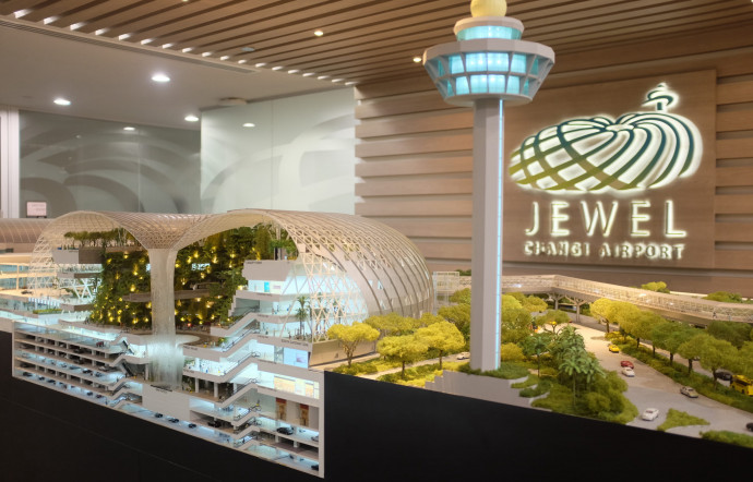 MAQUETTE DU JEWEL CHANGI AIRPORT