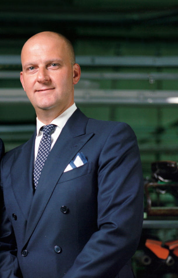 Giuseppe Santoni, administrateur délégué de l'entreprise.