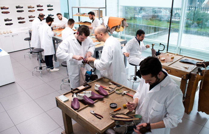 Le pôle de production central de Santoni.