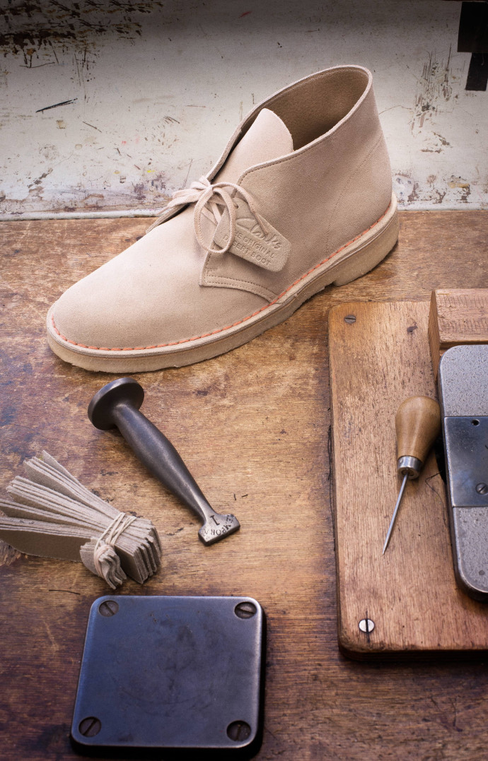 La Desert Boot, de Clarks, classique de la chaussure casual.
