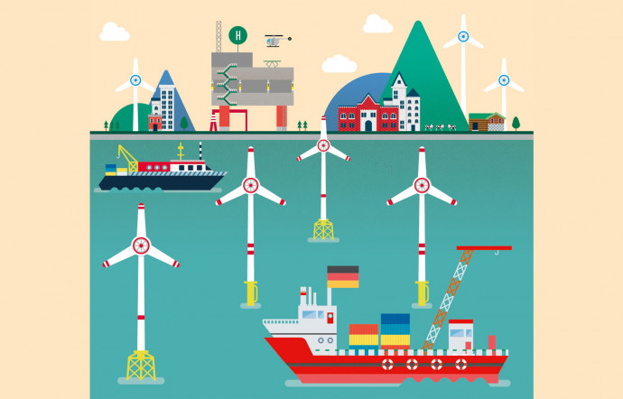 L'éolienne flotte en Méditerrannée