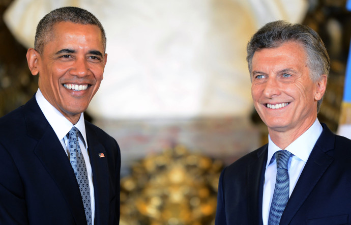 Mauricio Macri rencontre Barack Obama en mars 2016