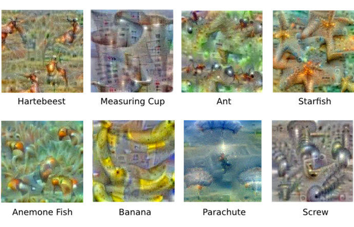 L’interprétation de différents objets par l’intelligence artificielle de Google