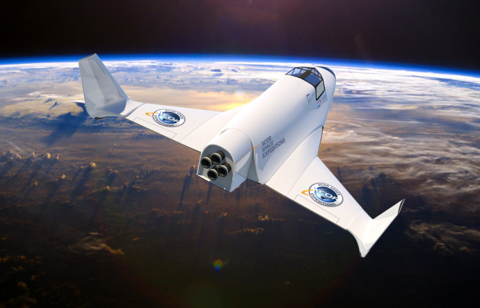 L'avion biplace de la société Xcor Aerospace
