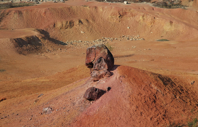 Mine de bauxite