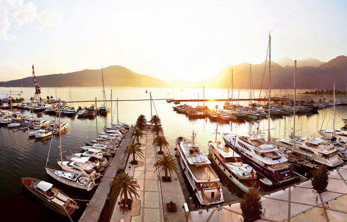 La marina de Porto Montenegro peut accueillir des mégayachts dépassant les 30 mètres de long.