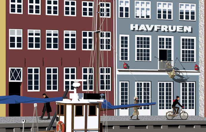 Le vieux port de Copenhague