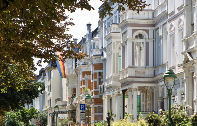 Les façades du sud de la ville, Bonn