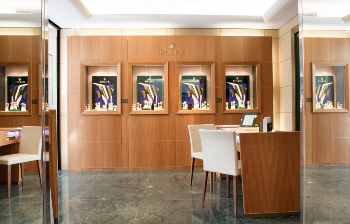 Espace Rolex du flagship de Royal Quartz, Paris