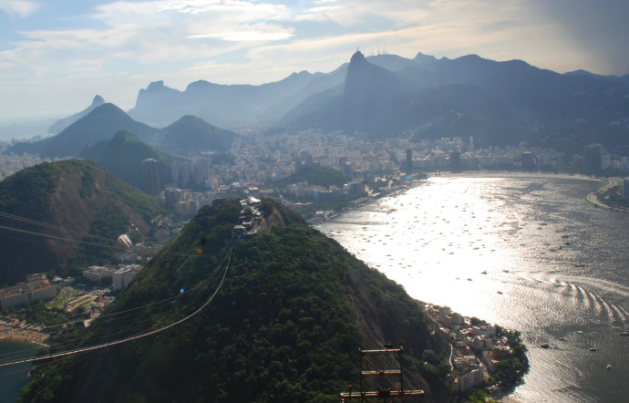 La baie de Guanabara, Rio de Janeiro