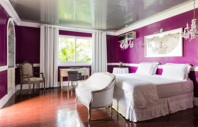Les sept chambres de La Suite portent chacune le nom d’une couleur.