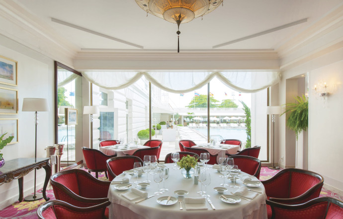 Le restaurant gastronomique Cipriani propose une cuisine nord-italienne raffinée