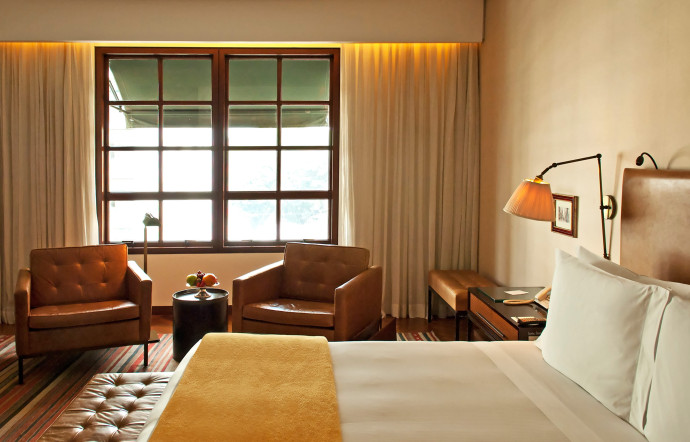 Au très chic Fasano São Paulo, Isay Weinfeld et Mario Kogan, les architectes, se sont inspirés des années 30.