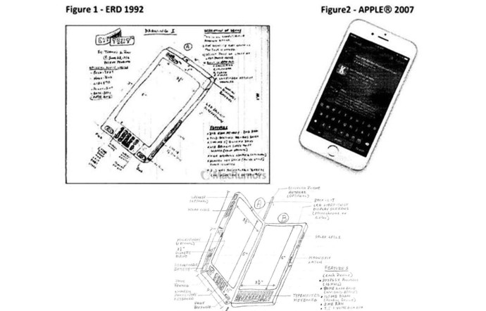 La ressemblance est frappante, non ? Si Thomas Ross avait poussé son projet jusqu’au bout, l’ère des smartphones aurait commencé 15 ans plus tôt…