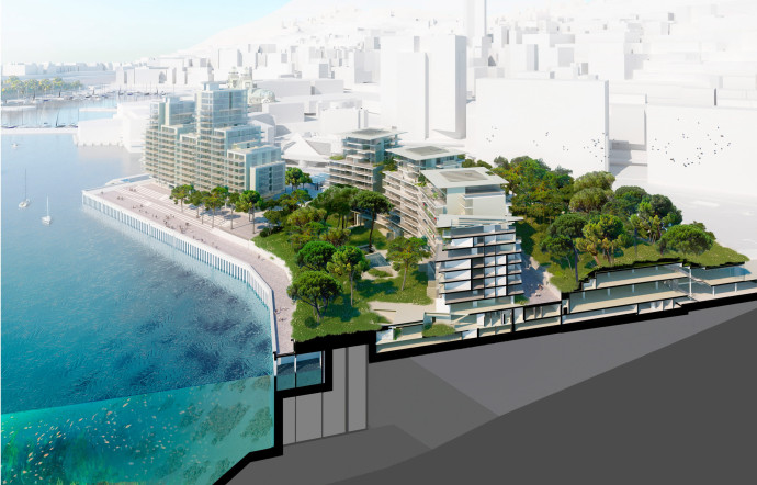 Le projet d’extension de l’anse du portier devrait apporter à Monaco 6 ha de terrains constructibles, gagnés sur ses eaux territoriales.