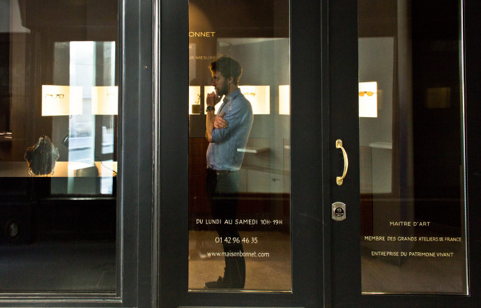 Un showroom discret, situé à l’orée du Palais-Royal.