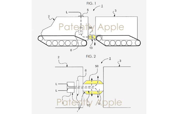 Parmi les croquis déposés par Apple, celui-ci est le plus clair : la société californienne se prépare à fabriquer des véhicules militaires.