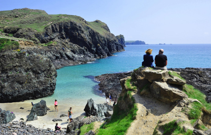 Le Cap Lizard et ses falaises.