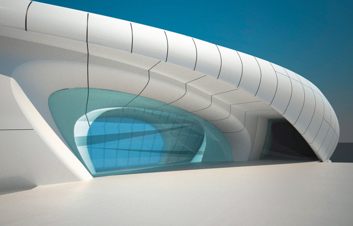 Mobile Art, dessiné par l’architecte Zaha Hadid