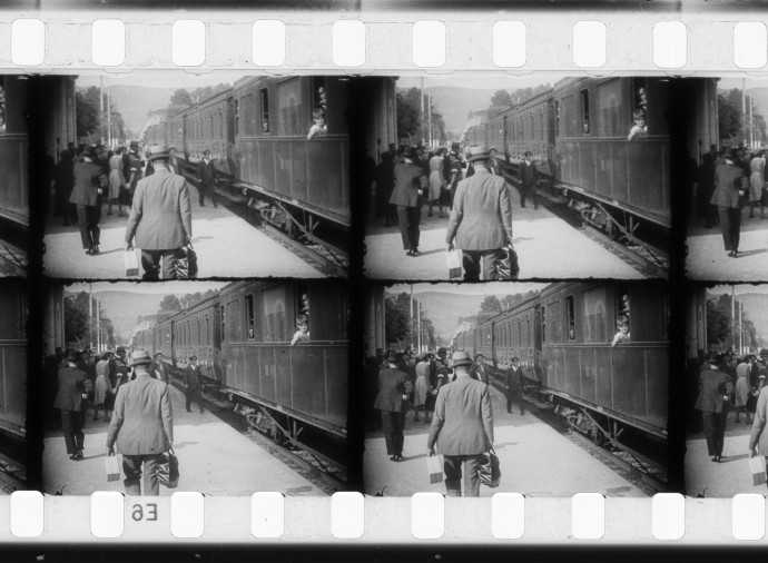 Arrivé d’un train en gare de La Ciotat, des Frères Lumières (1895).