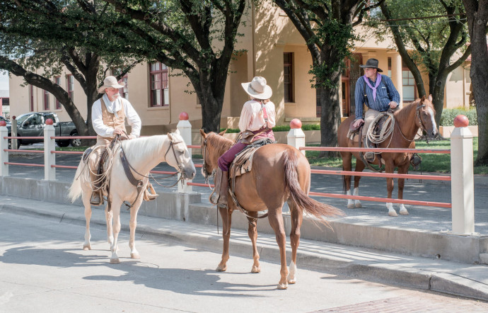 Pour voir de véritables « cow-boys », le mieux est de se rendre à Fort-Worth, à 45 min en train du centre de Dallas.