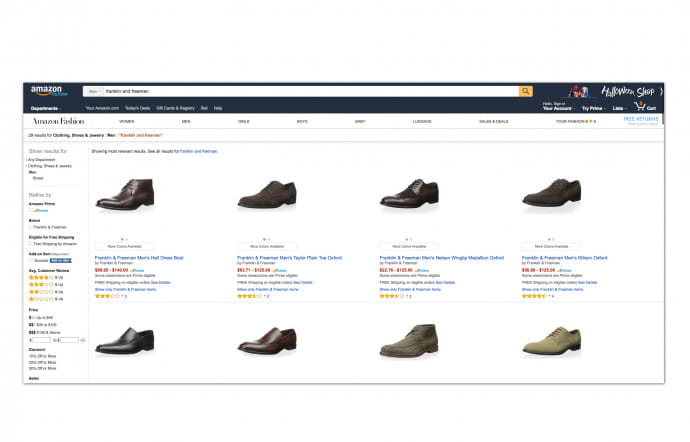 Marques de mode Amazon