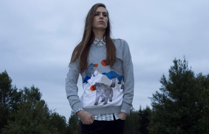 Collection « Breaking the ice » pour la marque de mode Iceberg, de l’artiste et styliste Yi Zhou.