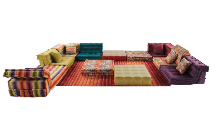 Le canapé modulaire Mah Jong, un best-seller imaginé par le designer allemand Hans Hopfer.