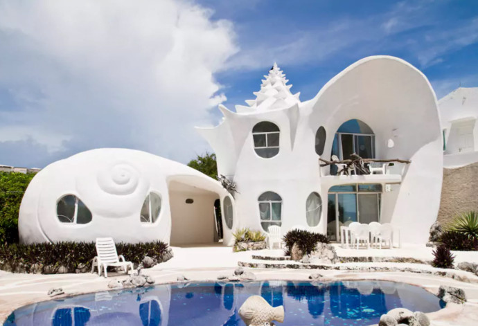 The Seashell House ~ Casa CaracolIsla Mujeres, Mexique