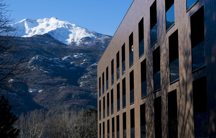 La façade de l’hôtel Parc Billia à Saint-Vincent.