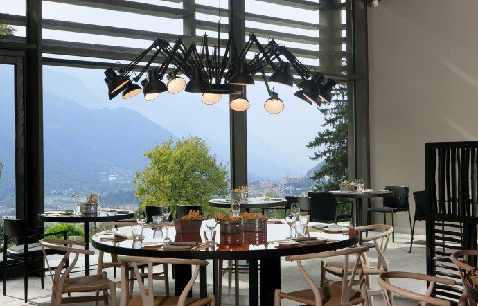 Petit déj avec vue à l’hôtel Parc Billia.