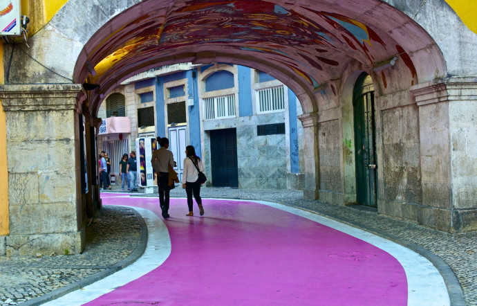 Cais do Sodré et sa Pink Street.