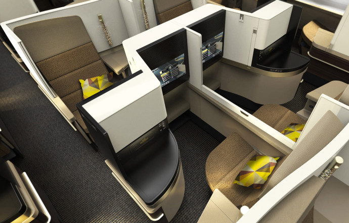 Business Class, Etihad Airways.