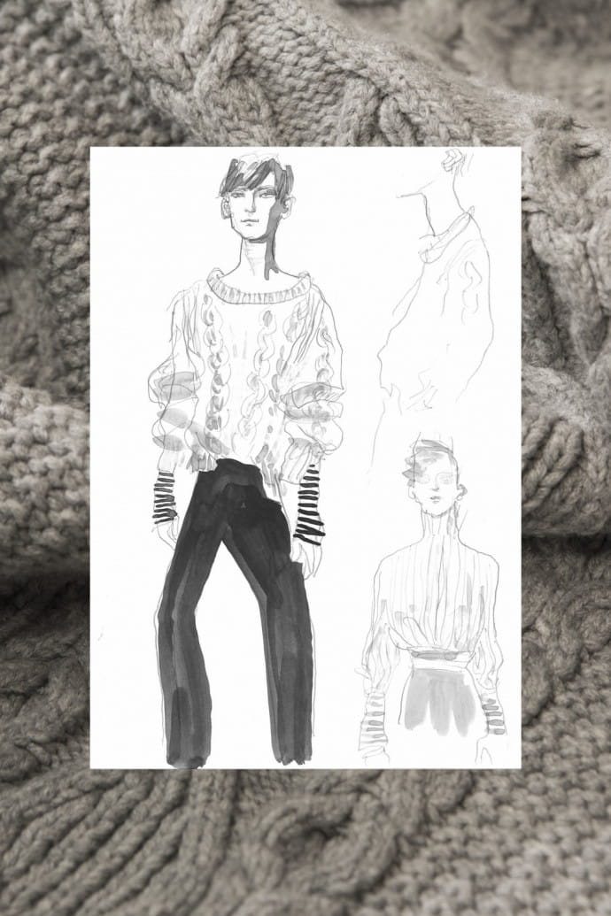 La créativité au bout du crayon pour la nouvelle collection Burberry