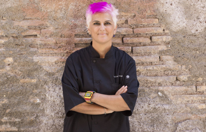 A 49 ans, Cristina Bowerman, est la première chef étoilée femme à Rome.