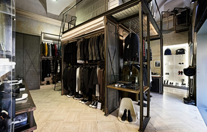 La boutique homme Degli Effetti à Rome.