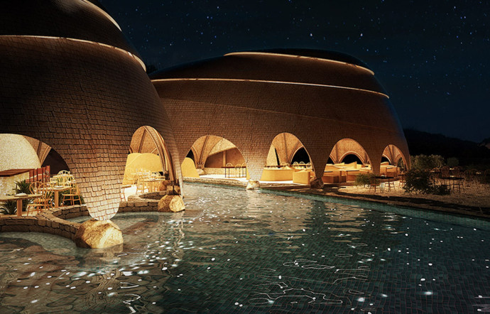 La piscine du Wild Coast Tented Lodge.