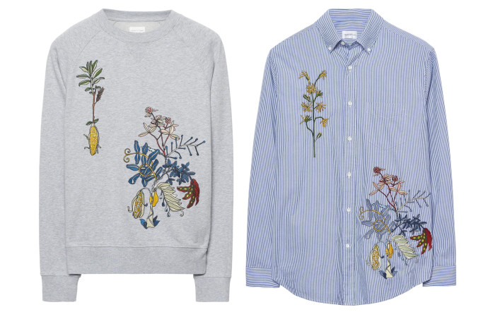 Les fruits, légumes et autres végétaux à l’honneur de cette collection Gant trendy et écolo.