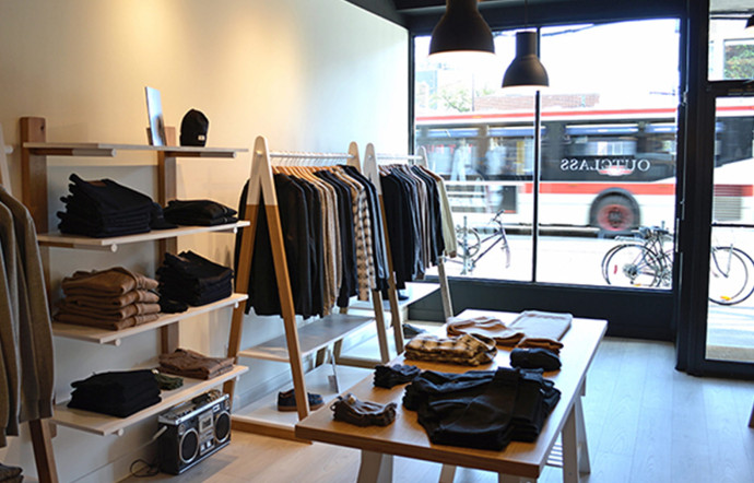 Le flagship store Outclass, Toronto.