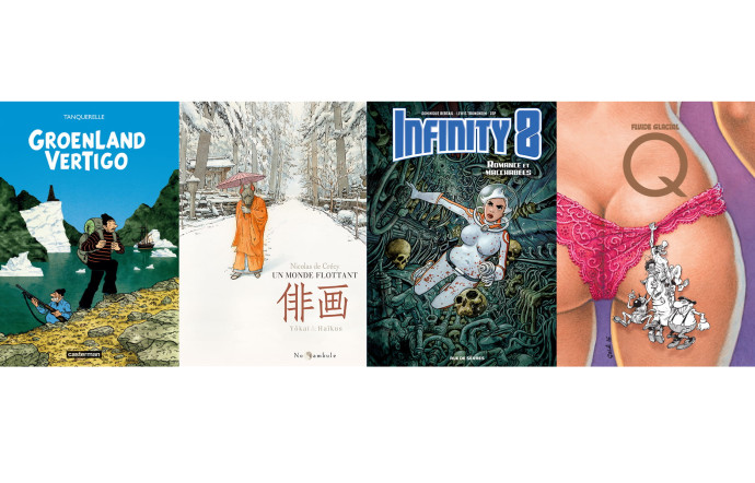 Sélection BD : Groeland vertigo, Un monde flottant, Fluide glacial, Infinity 8...
