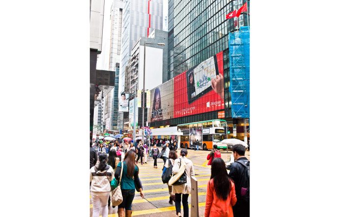 La frénésie de la Causeway Bay Station, à Hong Kong.