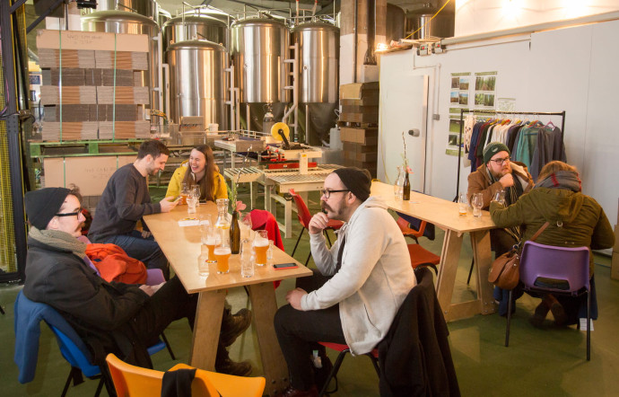 Cloudwater Brewery, Manchester.