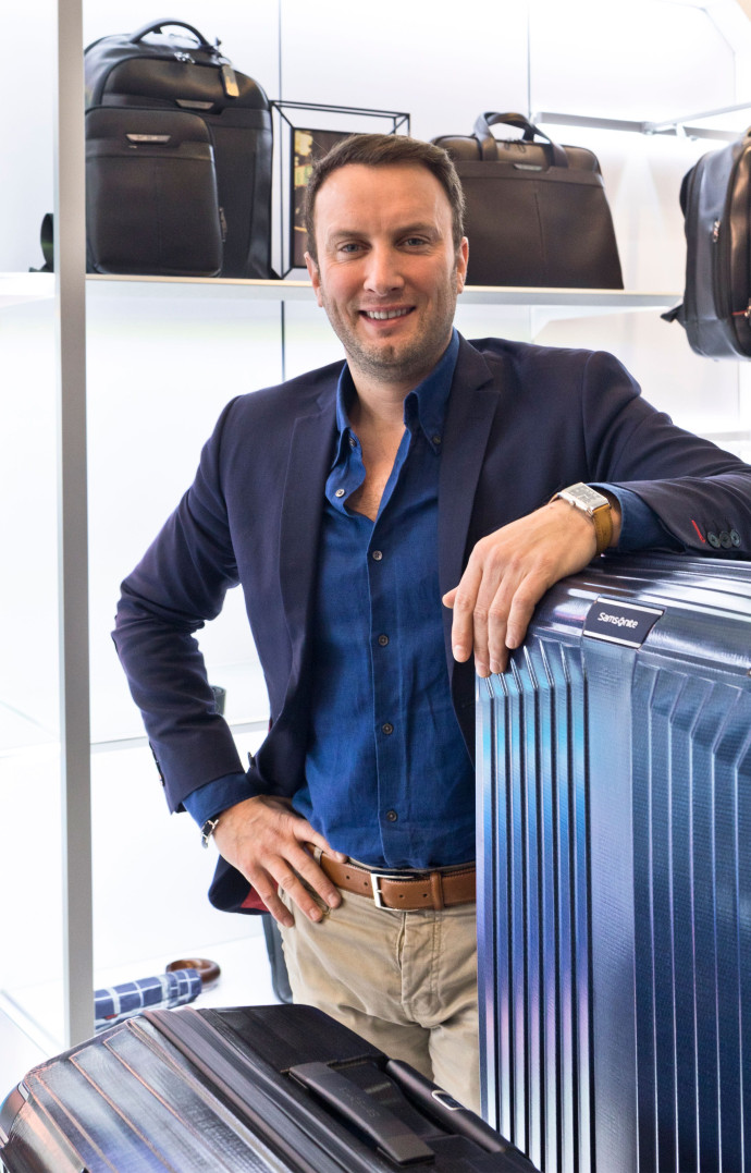 Sébastien Valette, directeur général France de Samsonite depuis août 2016.