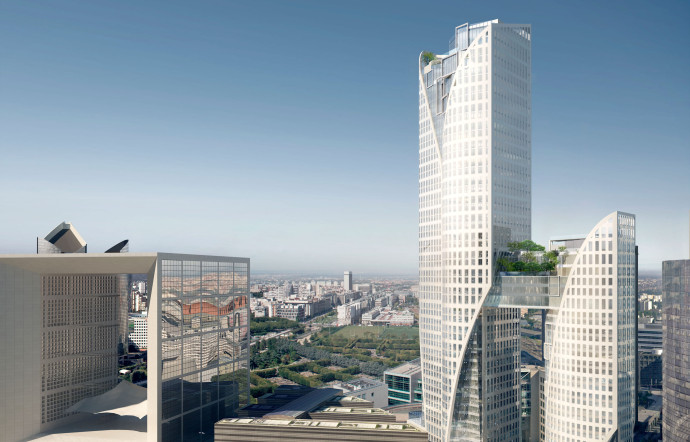 Les Tours Sisters à la Défense.