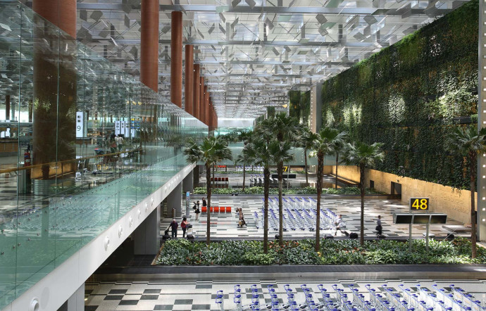 Aéroport Singapour-Changi.
