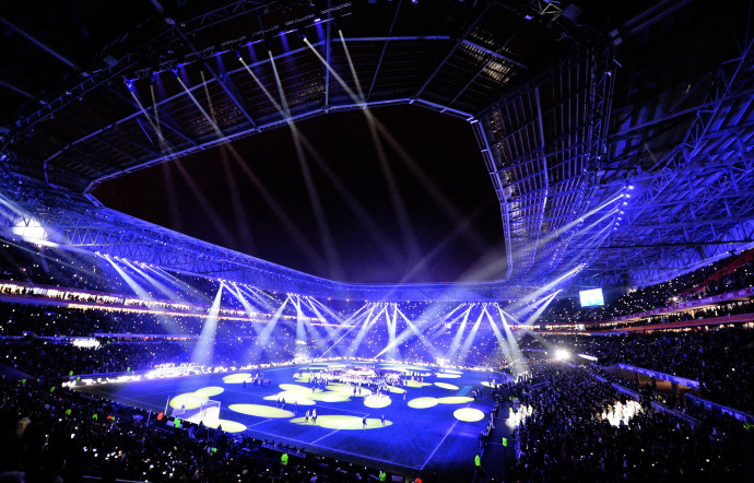 Inauguration du parc OL, en janvier 2016.